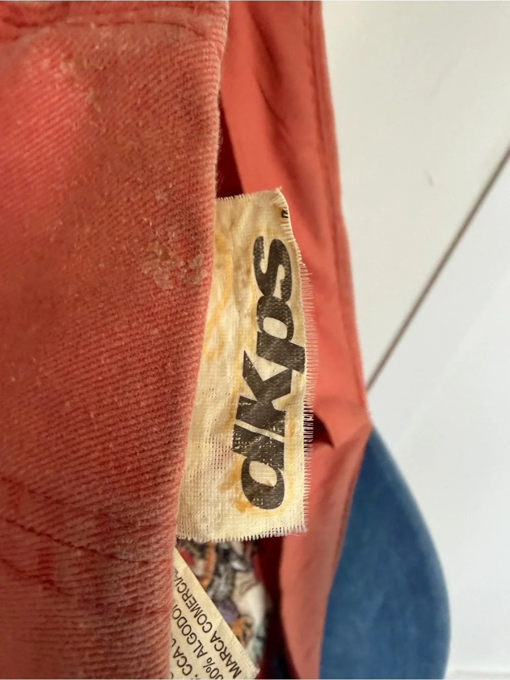 Cozumel Mexico DKPS Branded Rust-Orange hat with Blue Accent